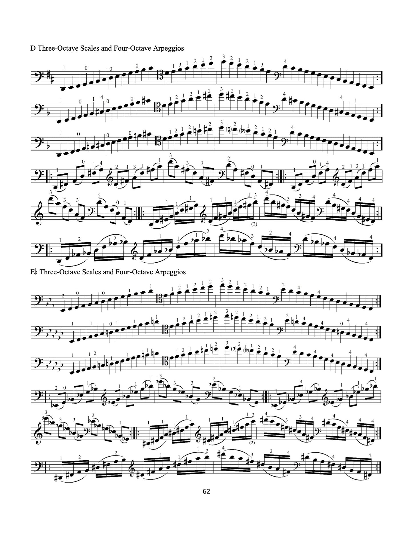 The Cellist's Guide to Scales and Arpeggios (Digital Edition)