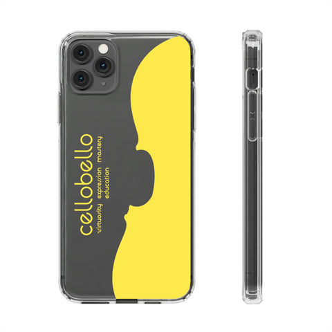 CelloBello Clear Phone Case – Yellow