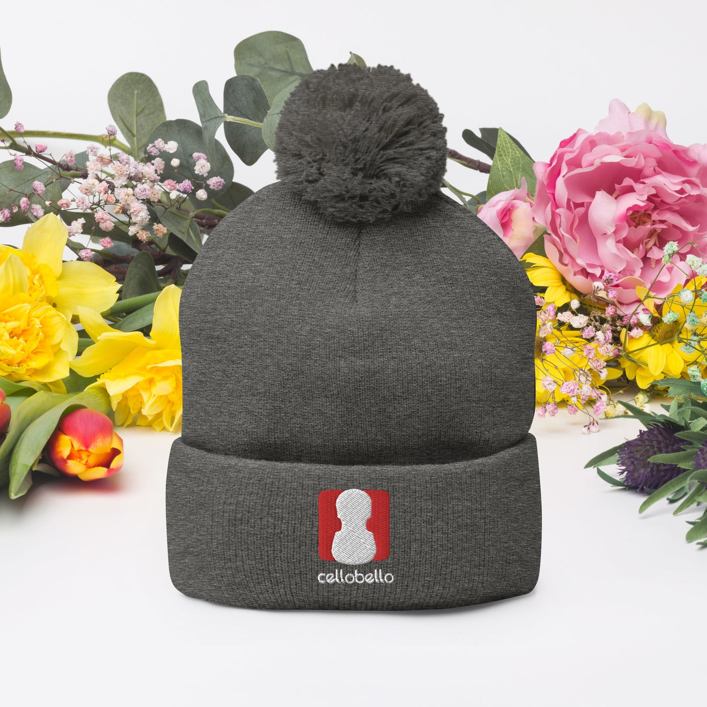 CelloBello Pom-Pom Beanie