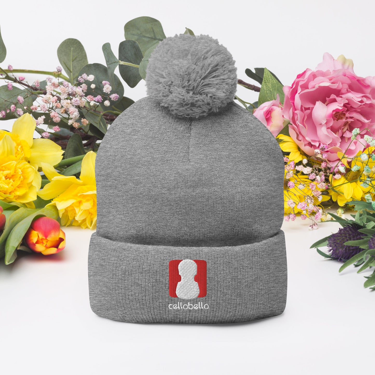 CelloBello Pom-Pom Beanie