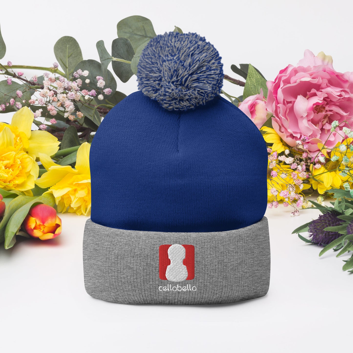 CelloBello Pom-Pom Beanie